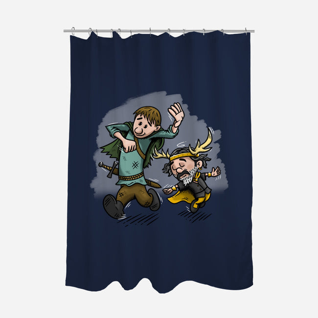 Dunk And Lyonel-None-Polyester-Shower Curtain-Paul Simic
