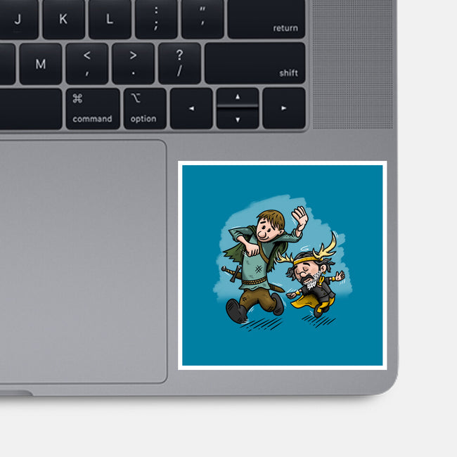 Dunk And Lyonel-None-Glossy-Sticker-Paul Simic
