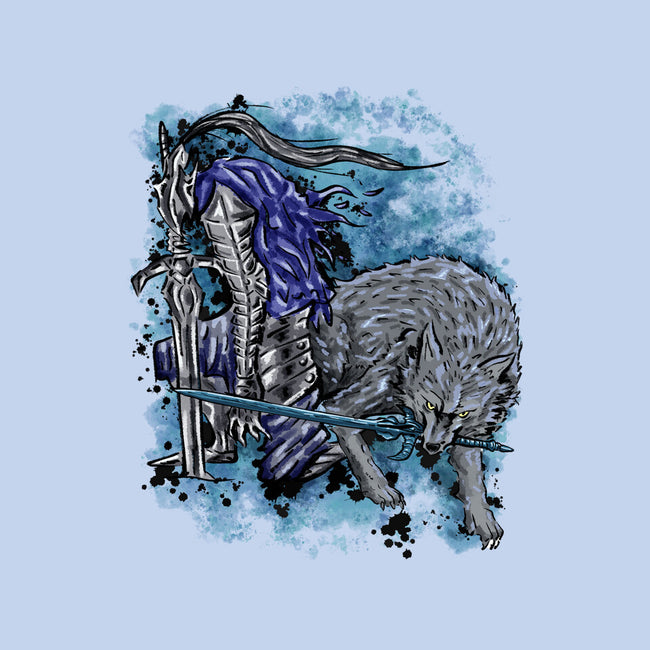 Sif And Artorias-Mens-Long Sleeved-Tee-nickzzarto