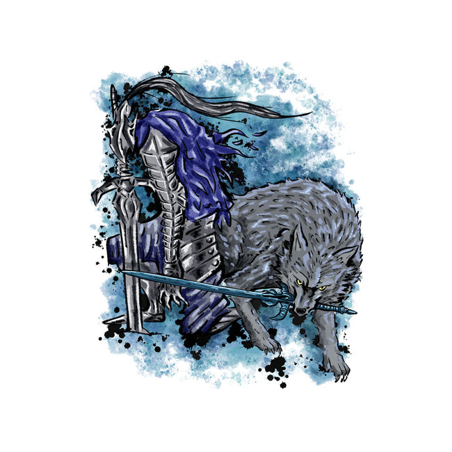 Sif And Artorias-None-Polyester-Shower Curtain-nickzzarto