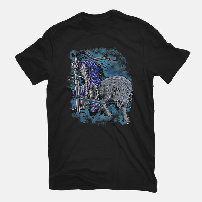 Sif And Artorias-Mens-Premium-Tee-nickzzarto