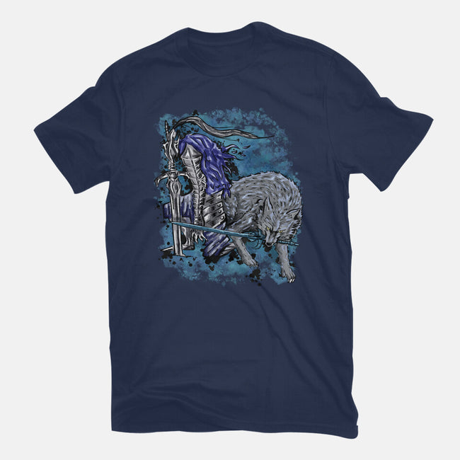 Sif And Artorias-Mens-Heavyweight-Tee-nickzzarto