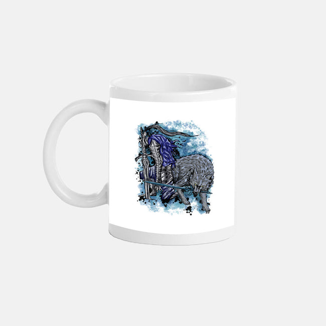 Sif And Artorias-None-Mug-Drinkware-nickzzarto