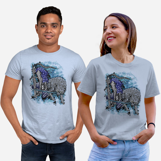 Sif And Artorias-Unisex-Basic-Tee-nickzzarto
