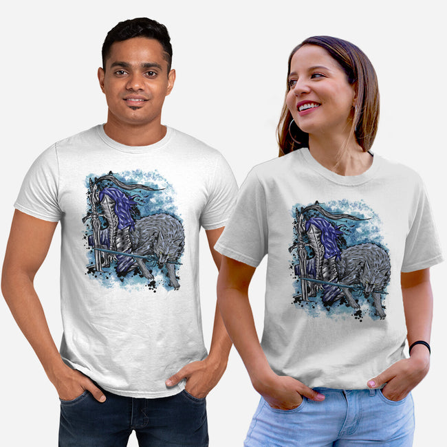 Sif And Artorias-Unisex-Basic-Tee-nickzzarto