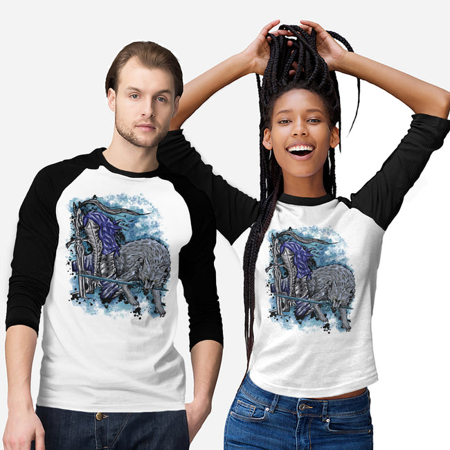 Sif And Artorias-Unisex-Baseball-Tee-nickzzarto