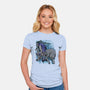 Sif And Artorias-Womens-Fitted-Tee-nickzzarto
