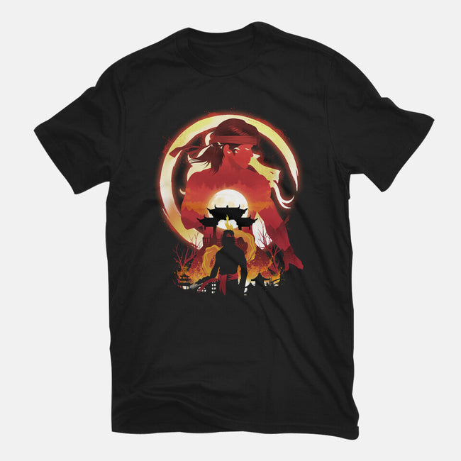 The Chosen One Ninja-Womens-Basic-Tee-dandingeroz