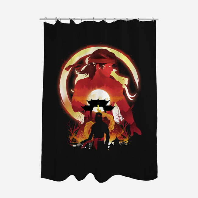 The Chosen One Ninja-None-Polyester-Shower Curtain-dandingeroz