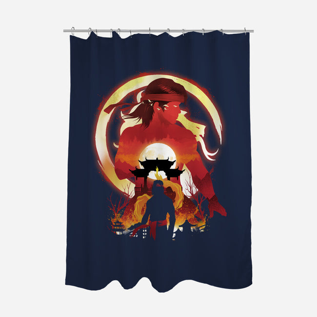 The Chosen One Ninja-None-Polyester-Shower Curtain-dandingeroz
