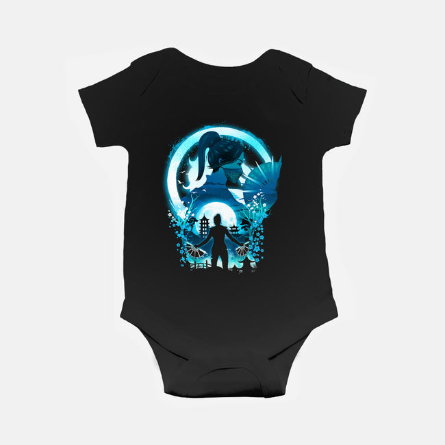 Princess Kitana-Baby-Basic-Onesie-dandingeroz
