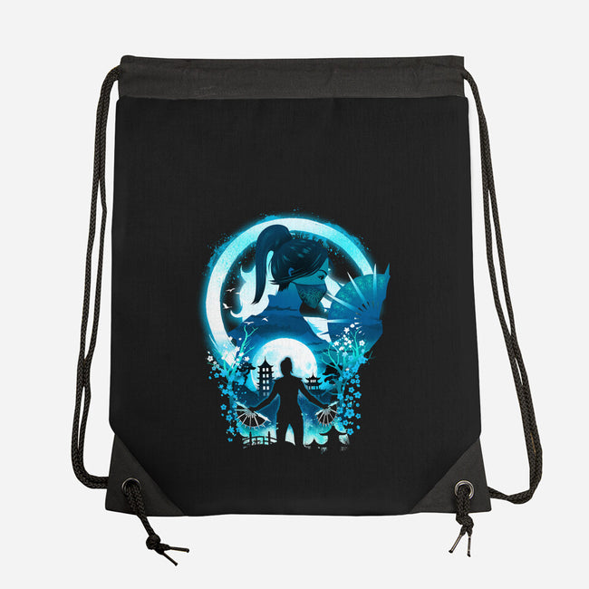 Princess Kitana-None-Drawstring-Bag-dandingeroz