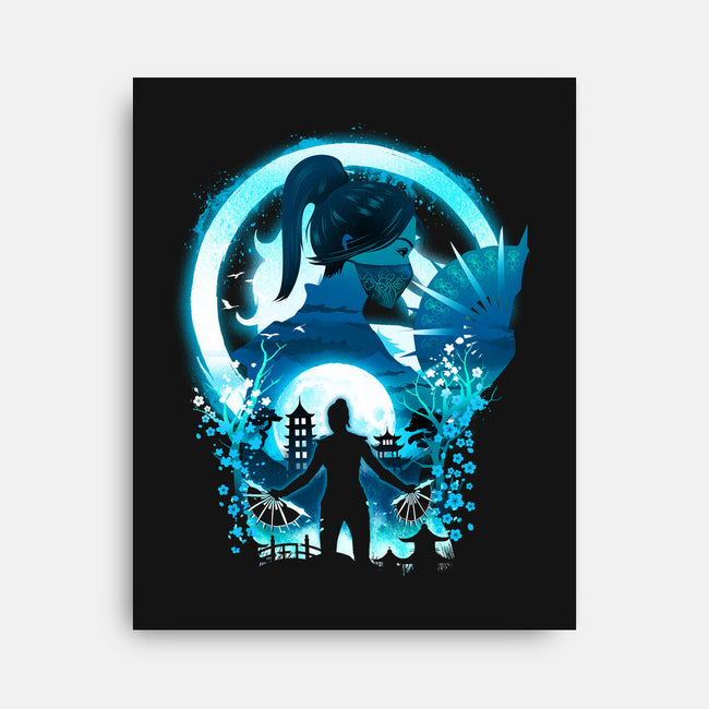 Princess Kitana-None-Stretched-Canvas-dandingeroz