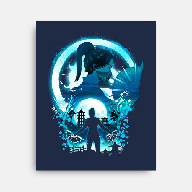 Princess Kitana-None-Stretched-Canvas-dandingeroz