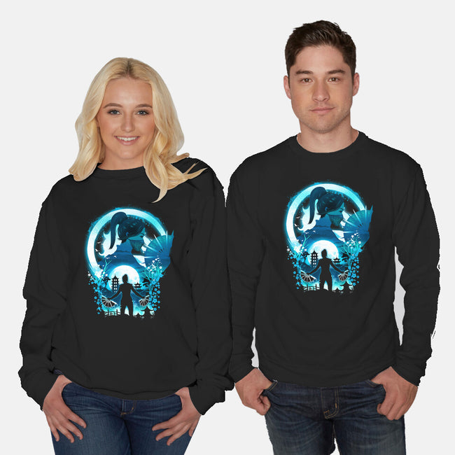 Princess Kitana-Unisex-Crew Neck-Sweatshirt-dandingeroz