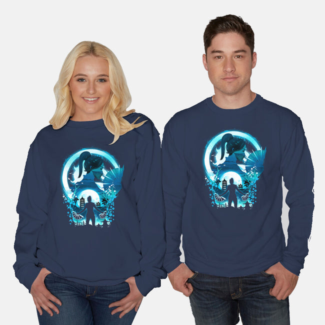 Princess Kitana-Unisex-Crew Neck-Sweatshirt-dandingeroz