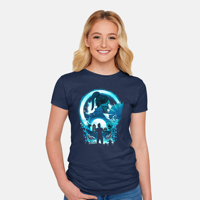 Princess Kitana-Womens-Fitted-Tee-dandingeroz