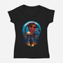 Defender Of Earthrealm-Womens-V-Neck-Tee-dandingeroz