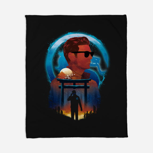 Defender Of Earthrealm-None-Fleece-Blanket-dandingeroz