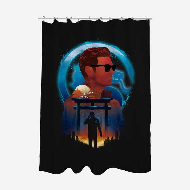 Defender Of Earthrealm-None-Polyester-Shower Curtain-dandingeroz