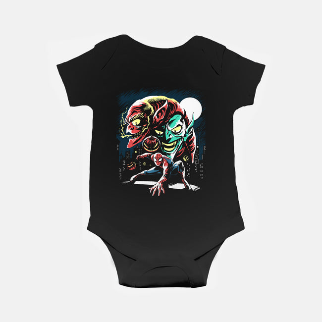 Two Goblins And A Spider-Baby-Basic-Onesie-zascanauta