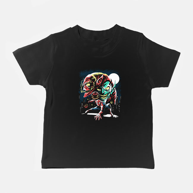 Two Goblins And A Spider-Baby-Basic-Tee-zascanauta