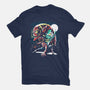 Two Goblins And A Spider-Womens-Basic-Tee-zascanauta
