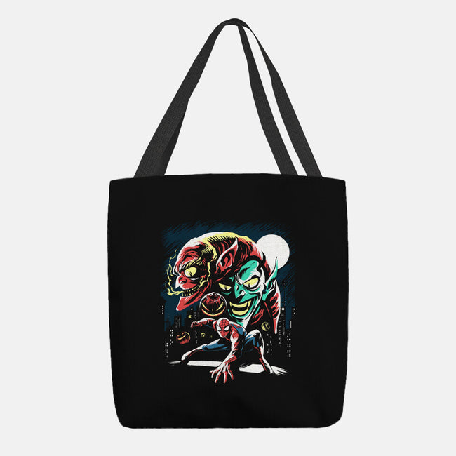 Two Goblins And A Spider-None-Basic Tote-Bag-zascanauta