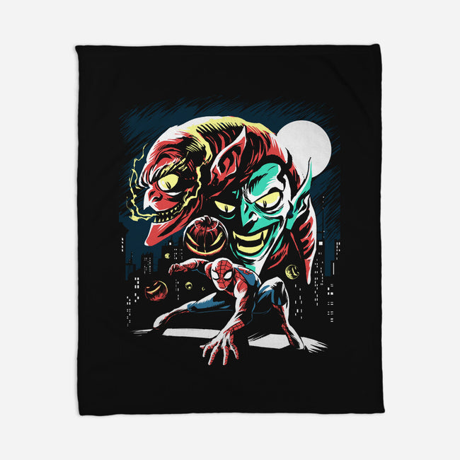 Two Goblins And A Spider-None-Fleece-Blanket-zascanauta