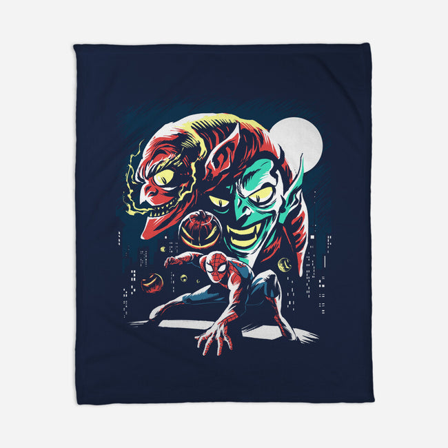 Two Goblins And A Spider-None-Fleece-Blanket-zascanauta