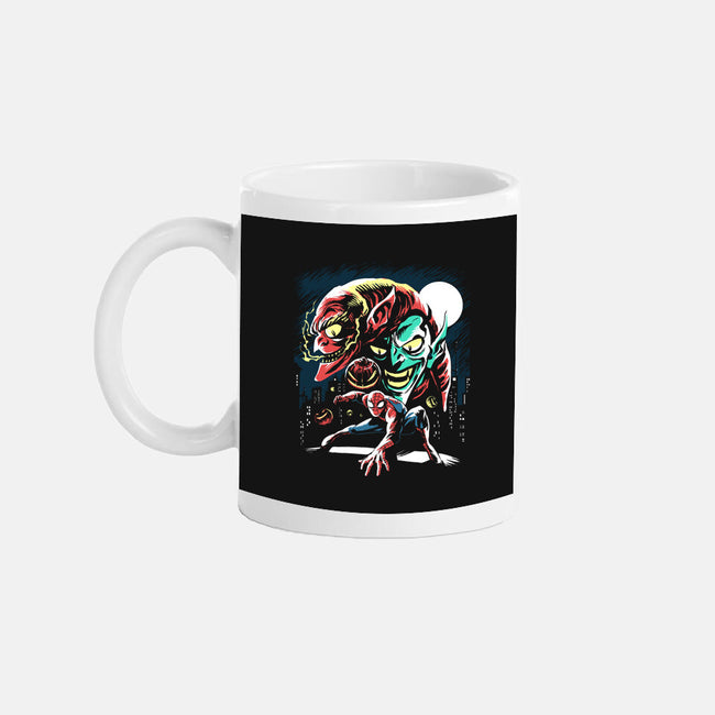Two Goblins And A Spider-None-Mug-Drinkware-zascanauta