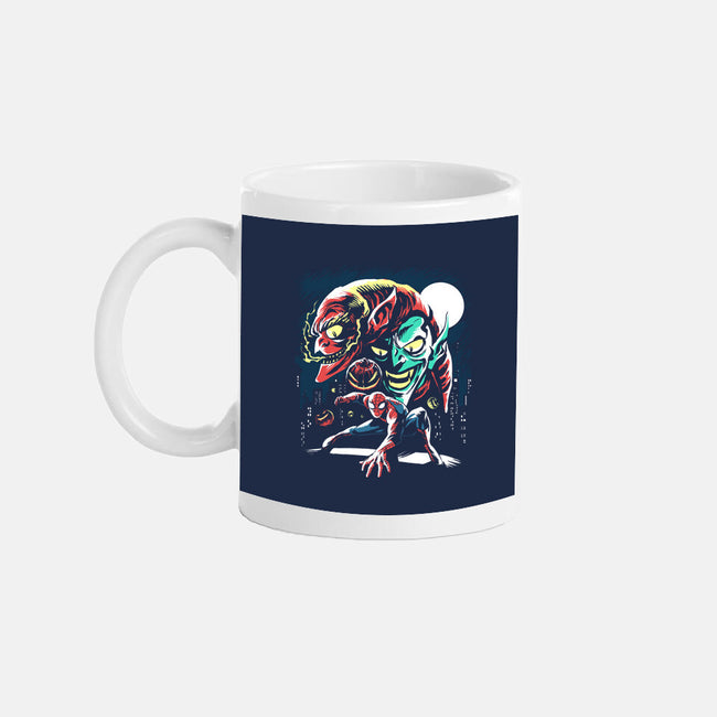 Two Goblins And A Spider-None-Mug-Drinkware-zascanauta