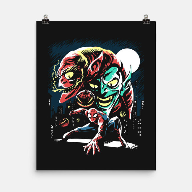 Two Goblins And A Spider-None-Matte-Poster-zascanauta