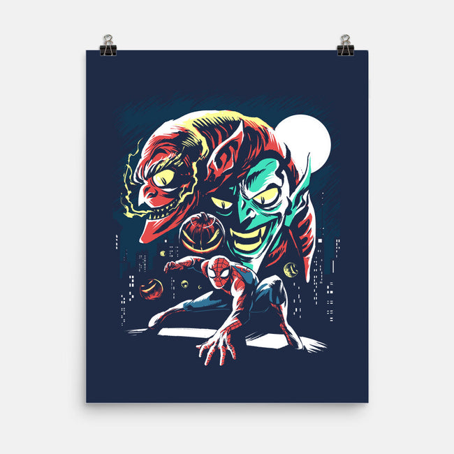 Two Goblins And A Spider-None-Matte-Poster-zascanauta