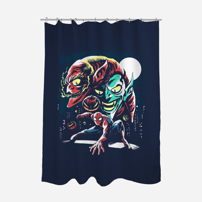 Two Goblins And A Spider-None-Polyester-Shower Curtain-zascanauta