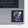Two Goblins And A Spider-None-Glossy-Sticker-zascanauta