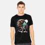 Two Goblins And A Spider-Mens-Heavyweight-Tee-zascanauta