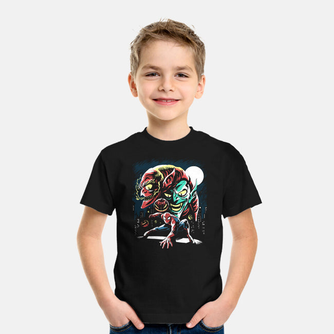 Two Goblins And A Spider-Youth-Basic-Tee-zascanauta