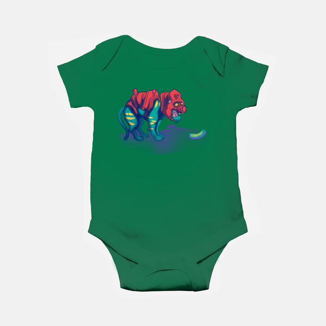 Tiger Vs Cucumber-Baby-Basic-Onesie-Samuel