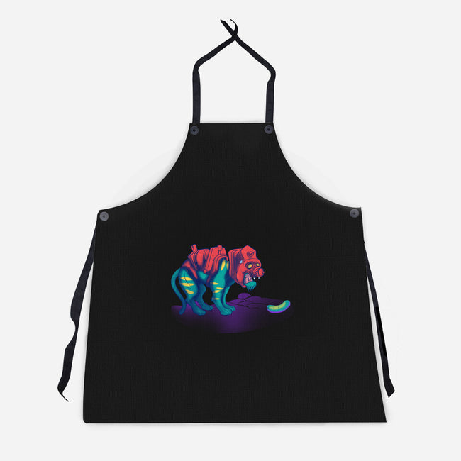 Tiger Vs Cucumber-Unisex-Kitchen-Apron-Samuel
