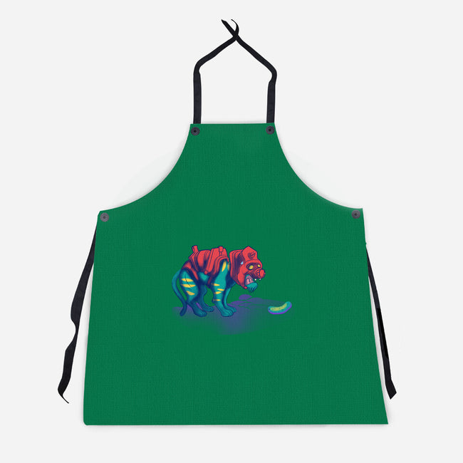 Tiger Vs Cucumber-Unisex-Kitchen-Apron-Samuel