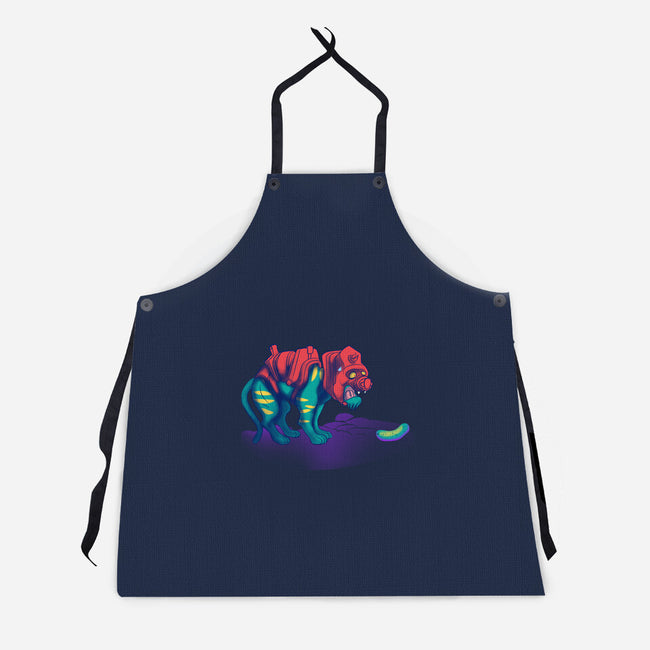 Tiger Vs Cucumber-Unisex-Kitchen-Apron-Samuel