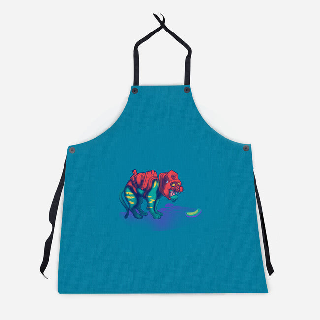 Tiger Vs Cucumber-Unisex-Kitchen-Apron-Samuel