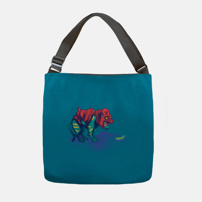 Tiger Vs Cucumber-None-Adjustable Tote-Bag-Samuel
