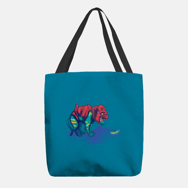 Tiger Vs Cucumber-None-Basic Tote-Bag-Samuel