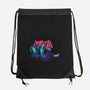 Tiger Vs Cucumber-None-Drawstring-Bag-Samuel