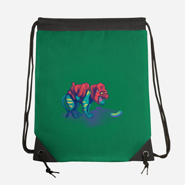 Tiger Vs Cucumber-None-Drawstring-Bag-Samuel