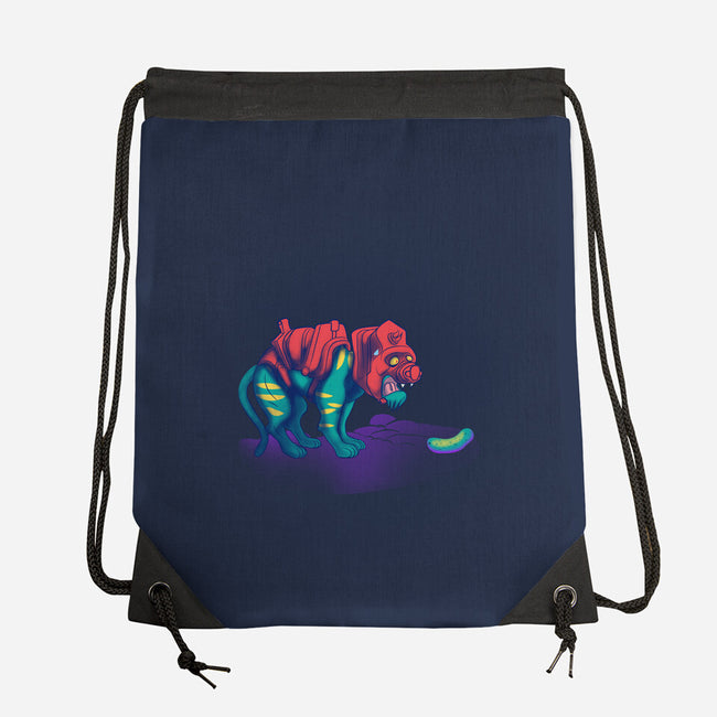 Tiger Vs Cucumber-None-Drawstring-Bag-Samuel