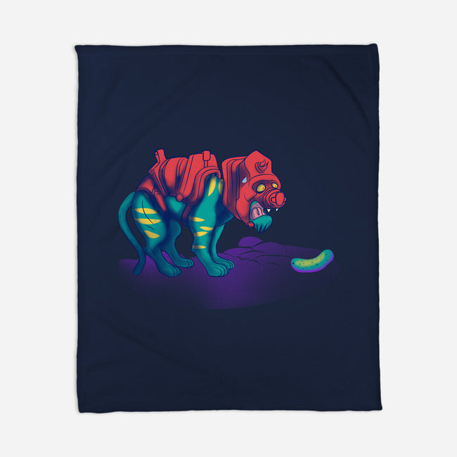 Tiger Vs Cucumber-None-Fleece-Blanket-Samuel