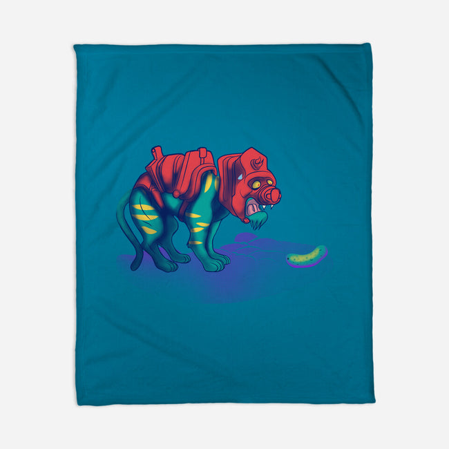 Tiger Vs Cucumber-None-Fleece-Blanket-Samuel